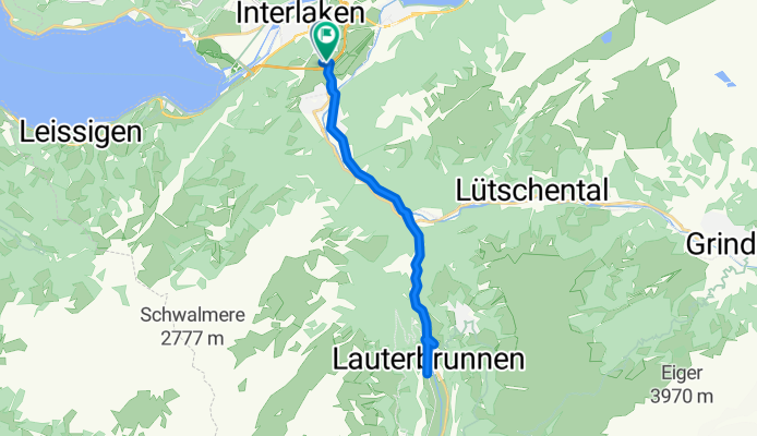 CH 61 - Interlaken - Lauterbrunnen und zurück