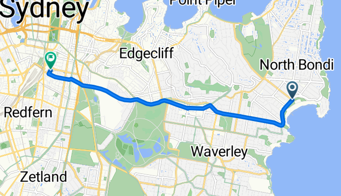 Bondi to Surry Hills