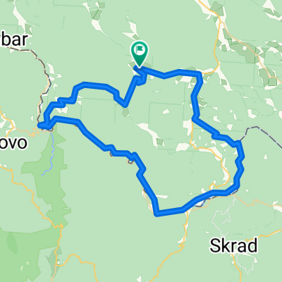 Koč. Reka - Borovec - Osilnica - Ribjek - Kuželj - Pirče - Štalcerji - Koč- Reka