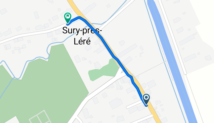 De 4bis Route de Lère, Sury-près-Léré à 1 Rue de Bretagne, Sury-près-Léré