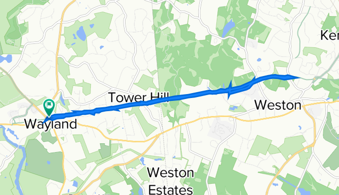 Cochituate Road 12, Wayland to Cochituate Road 12, Wayland