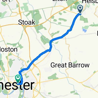 Chester Road, Frodsham to 10 Steam Mill Street, Chester