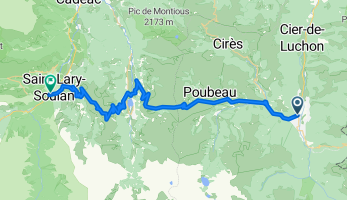 Stage 1 A (short option) Luchon - St Lary