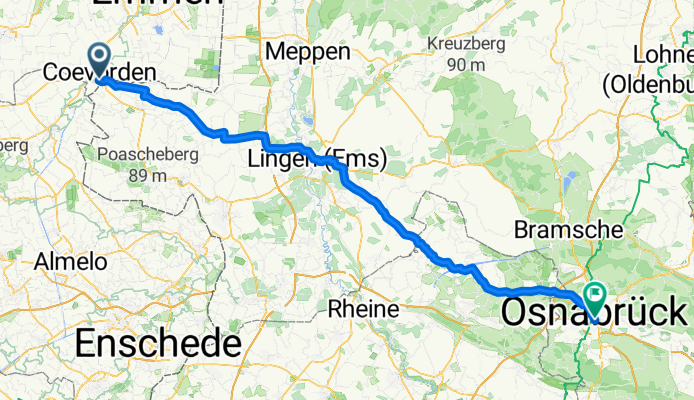 Coevorden - Ösnabruck