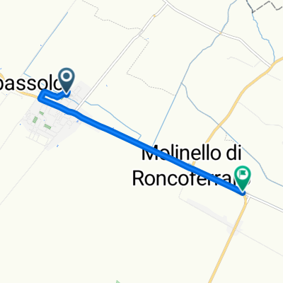 Da Via Niccolò Zucchi 30, Roncoferraro a SP80 67, Roncoferraro