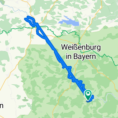 Altmühltal Gunzenhauen Mörnshein 72 km