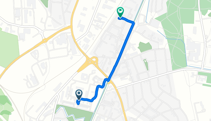 De Östra Kaserngatan 5T a Oxhagsvägen 46