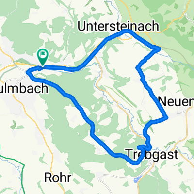 Kulmbach - Ludwigschorgast - See - Hegnabrunn - Trebgast - Kulmbach