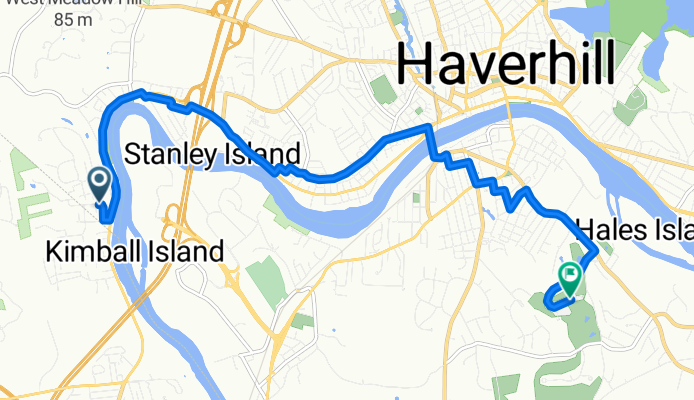 101 Klondike Ave, Haverhill to 170 Orchard Hill Rd, Haverhill