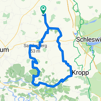 Jörl - Eider-Treene-Sorge-Rundtour - 91 km
