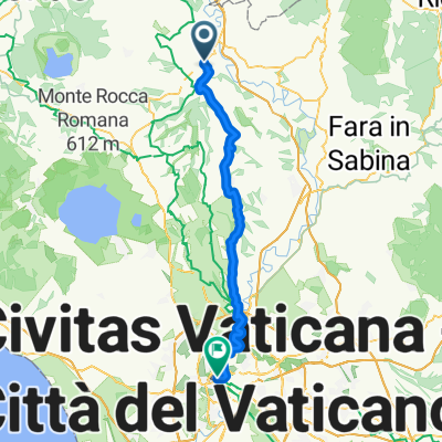 Da San Donà di Piave a Roma - 8va e ultima tappa da Civita Castellana a Piazza San Pietro