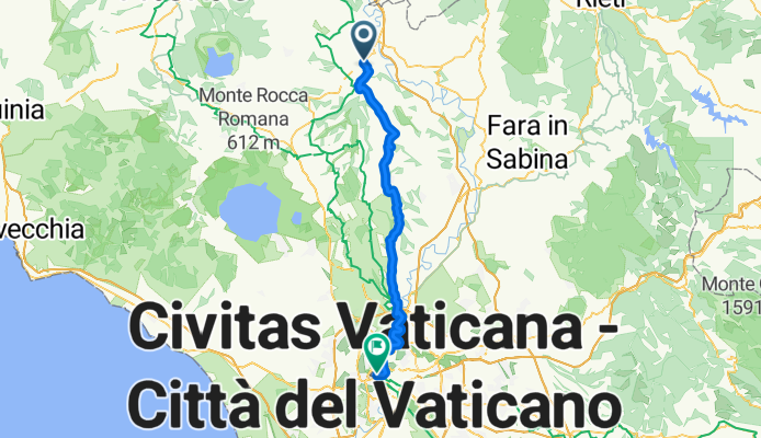Da San Donà di Piave a Roma - 8va e ultima tappa da Civita Castellana a Piazza San Pietro