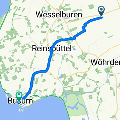 Poppenwurth 3, Oesterwurth nach Südstrand 7–11, Büsum
