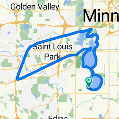 Loop Harriet, Calhoun, LRT, Cedar, Kenilworth, Isles
