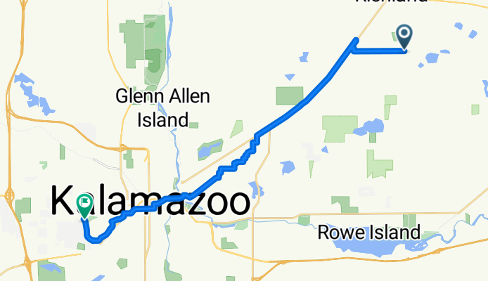 9352 E EF Ave, Richland to 650 S Howard St, Kalamazoo
