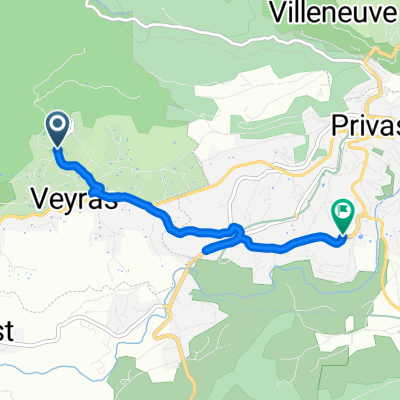 De 628 Route de Changuier, Veyras à 286–336 Boulevard de la Paste, Privas