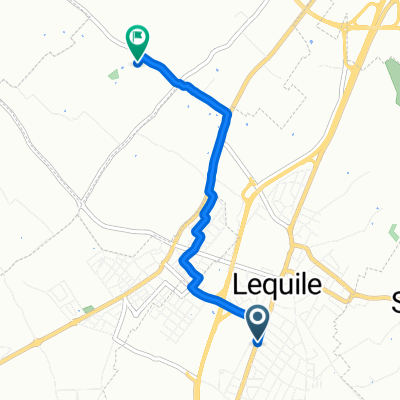 Via Guglielmo Marconi 33, Lequile to Via Alfredo Binda 1, Lecce