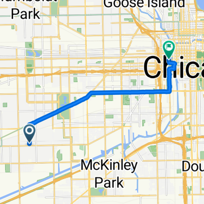 2536 S Ridgeway Ave, Chicago to S Canal St, Chicago
