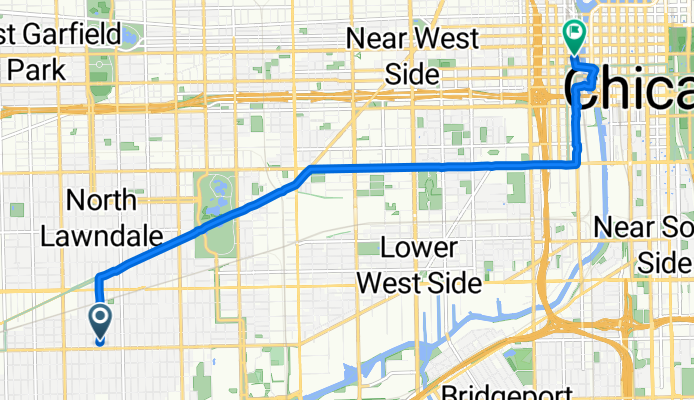2536 S Ridgeway Ave, Chicago to S Canal St, Chicago