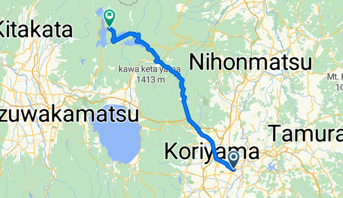 Koriyama to Mountain Lake Kitashiobara