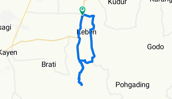 Jalan Gabus-Tambakromo to Jalan Gabus-Tambakromo