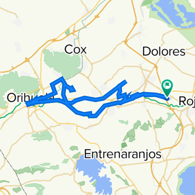 Heredades to Orihuela and back.