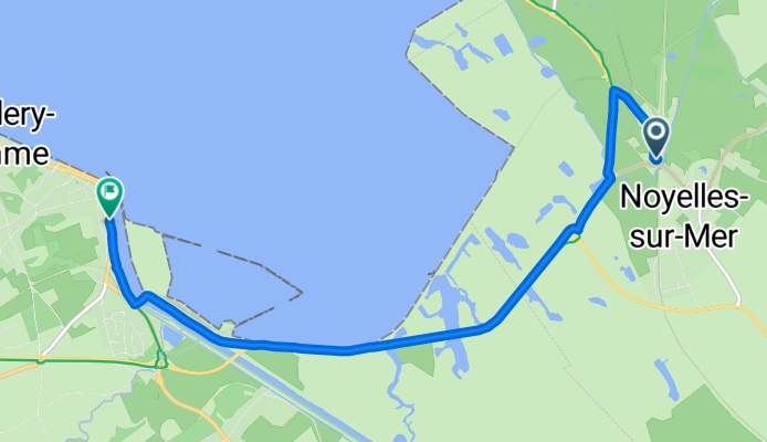 De 1 Route du Crotoy, Noyelles-sur-Mer à 1–9 Quai Perrée, Boismont