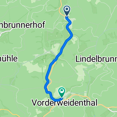 Bergstraße 3, Darstein nach Thalstraße 5, Vorderweidenthal