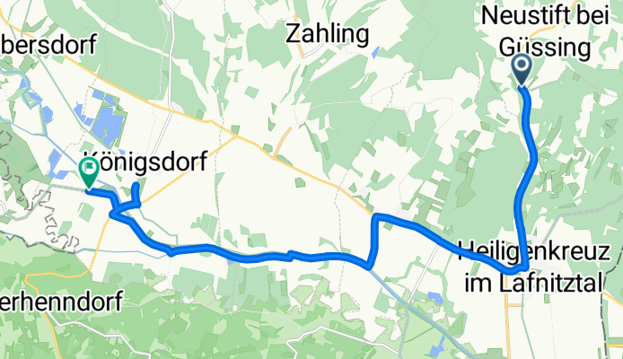 Neustift bei Güssing 50, Neustift bei Güssing nach Königsdorf, Königsdorf