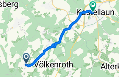 Route in der Bikemap App öffnen