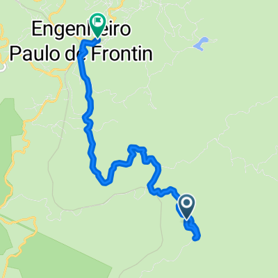 Rota para Rua Antônio Justi, Engenheiro Paulo de Frontin
