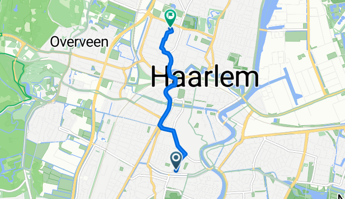 Klein Heiligland 91, Haarlem naar Hedastraat 26, Haarlem