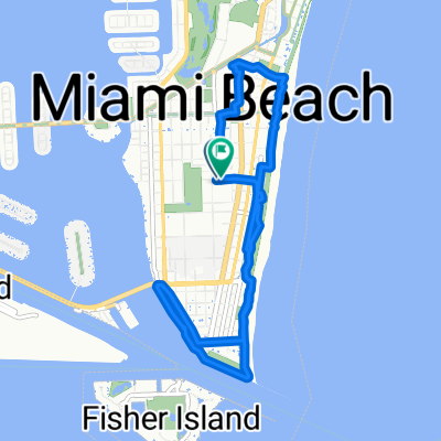 14th Street 14, Miami Beach to Pennsylvania Avenue 1358, Miami Beach