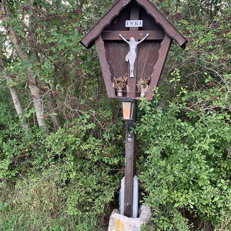 Von Gänserndorf zum Biotop in Strasshof und zur Madonna De Lourdes Kapelle bei Großengersdorf