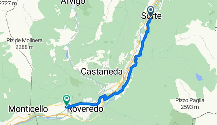 Da Prebonín 147C, Lostallo a Via ai Filat 1, S. Vittore