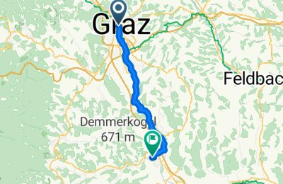 Route in der Bikemap App öffnen