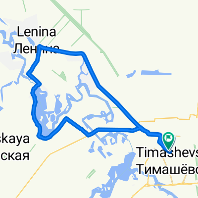 От улица Шияна 146, Тимашевск до улица Шияна 158, Тимашевск