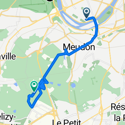 De 36 Rue Traversière, Boulogne-Billancourt à Route du Cordon du Haut, Meudon