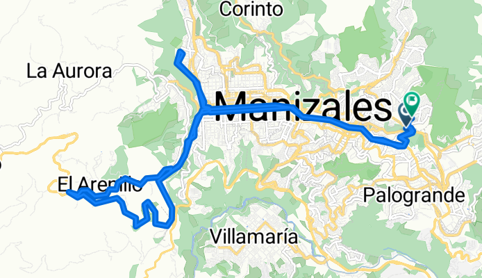De Carrera 20 58-81, Manizales a Carrera 10B 57E-84, Manizales