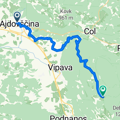 Ajdovščina - Vrhpolje - Nanos