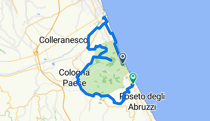 Da SS16 5, Roseto degli Abruzzi a Via Palermo 13, Roseto degli Abruzzi