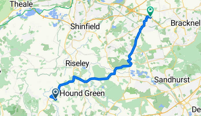 Hartley Wespall to Wokingham