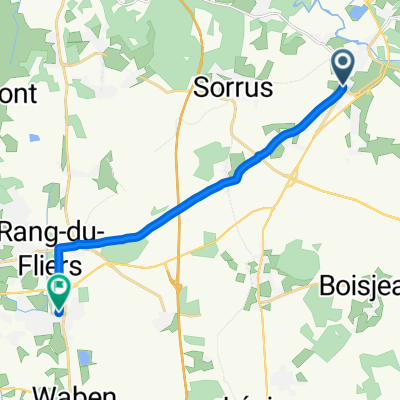 De 36 Avenue du Général Leclerc, Montreuil à 7 Rue Bertrand Akar, Verton