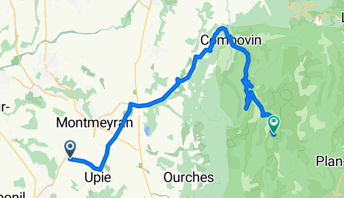 Vaugelas 30, Upie to D732, Combovin