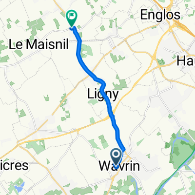 De 7–14 Cité Ampère, Wavrin à 9 Rue de la Fêterie, Radinghem-en-Weppes