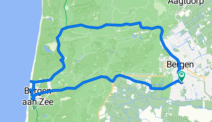 Loudelsweg 12, Bergen-Binnen to Geestweg 1, Bergen-Binnen