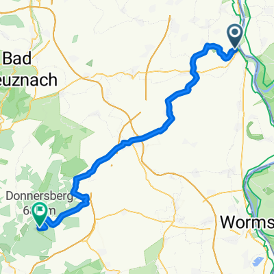 Nierstein (Rheinhessen) - Donnersberg (Pfalz)