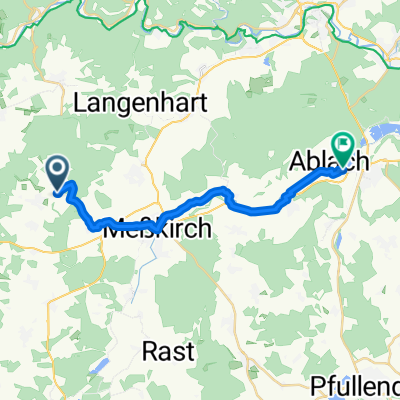 K8218, Leibertingen nach Ablacher Straße 4, Krauchenwies