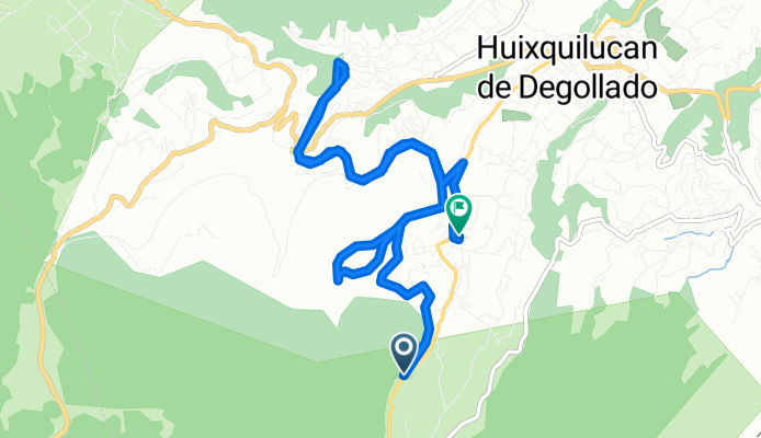De Carretera La Marquesa-Río Hondo, Huixquilucan a Carretera La Marquesa-Río Hondo, Huixquilucan de Degollado