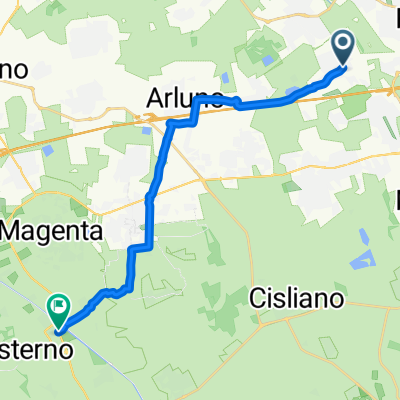 Da Via Giovanni XXIII 1–15, Pregnana Milanese a Via San Giovanni 3–23/B, Robecco sul Naviglio